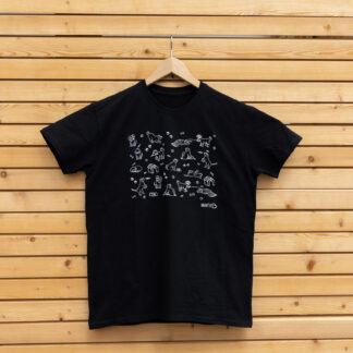 Tričko psí mánie - černé